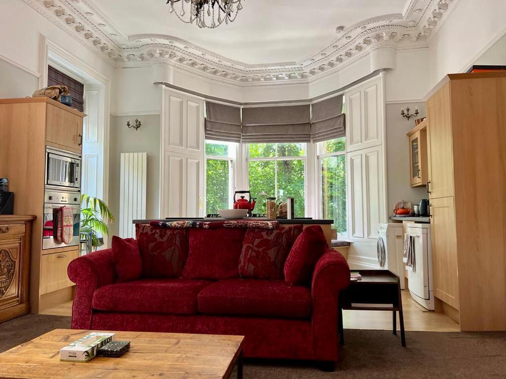 Beautiful Double Room In Idyllic West End Townhouse Glasgow Eksteriør bilde